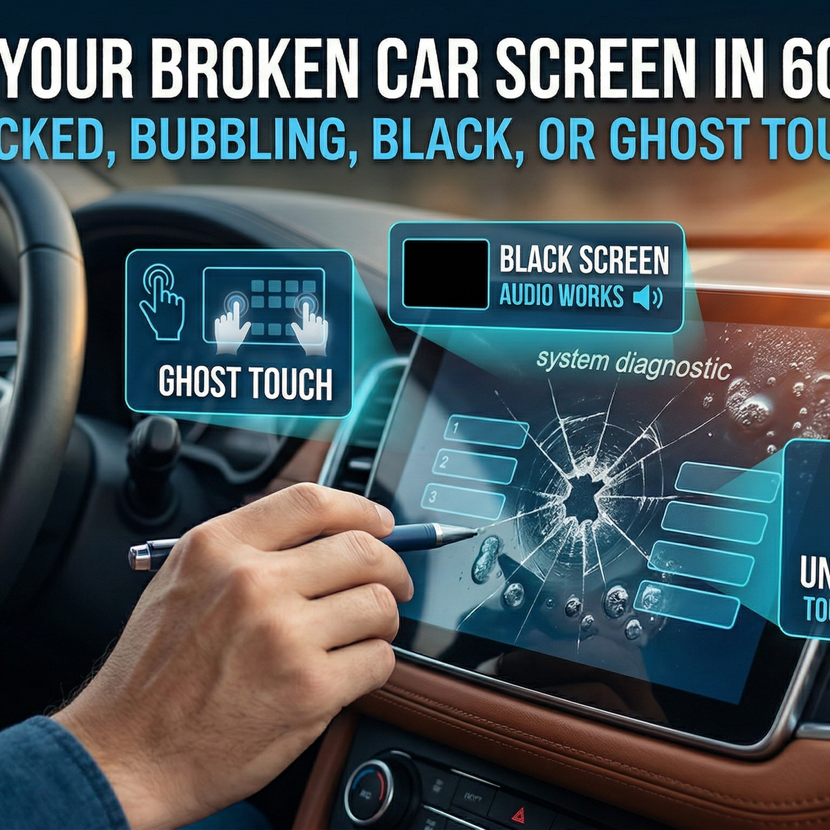 How to Diagnose a Broken Car Screen in 60 Seconds – Cuescreens