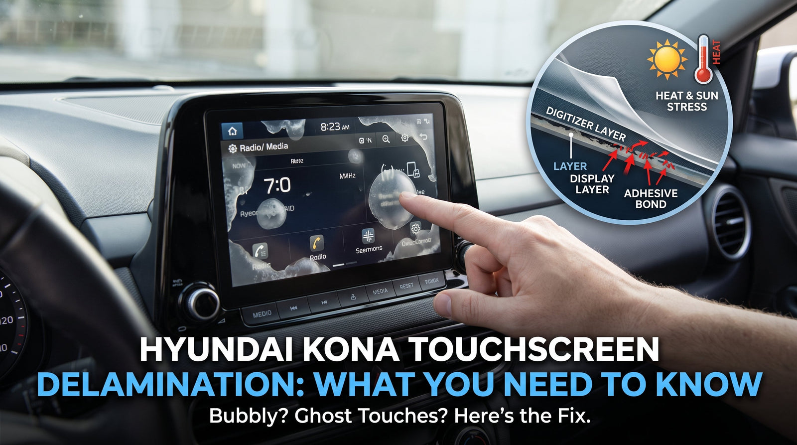 Hyundai Kona Touchscreen Delamination: What Owners Need to Know
