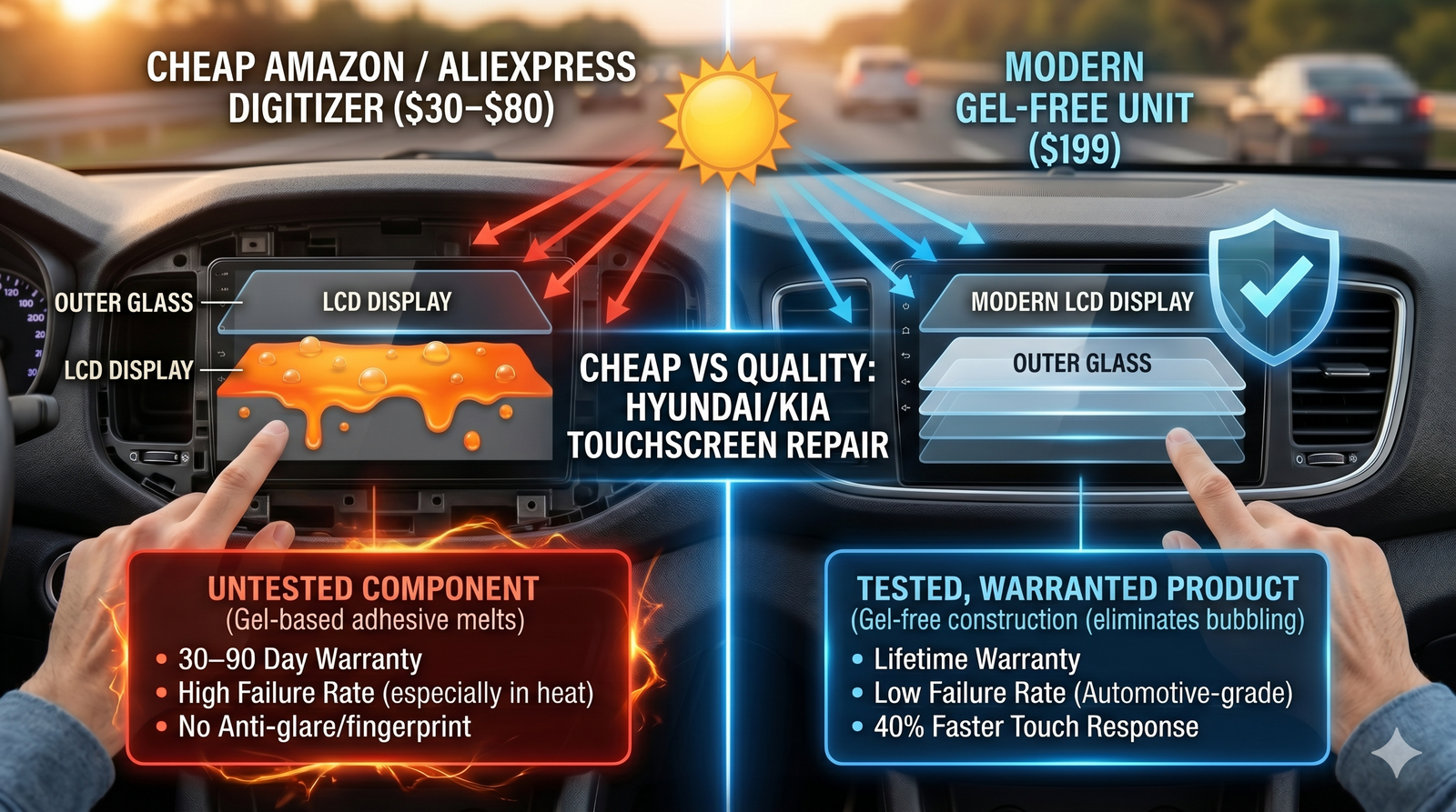 Cuescreens vs. Cheap Amazon & AliExpress Digitizers: What You're Actually Buying