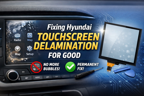 Fixing Hyundai Touchscreen Delamination for Good (What Actually Works)