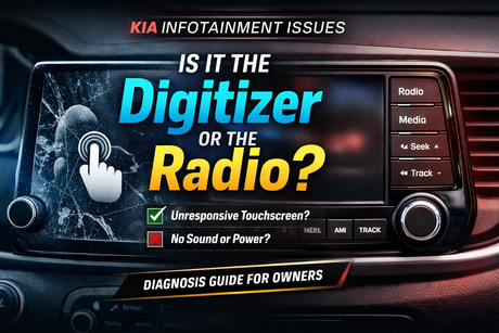 Kia Touchscreen Problems: How to Confirm It’s the Digitizer (Not the Radio)