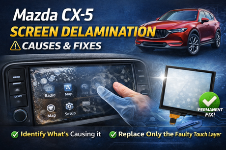 Mazda CX-5 Screen Delamination: Causes & Fixes (Permanent Repair Options)