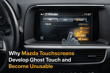 Why Mazda Touchscreens Develop Ghost Touch and Become Unusable