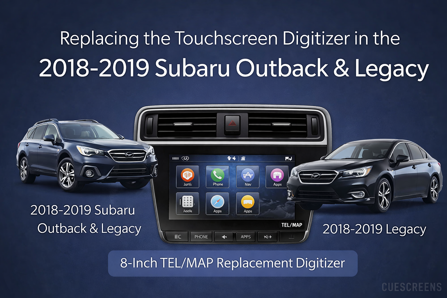 Replacing the 8-Inch Touchscreen in a 2018–2019 Subaru Outback or Legacy: What Owners Need to Know