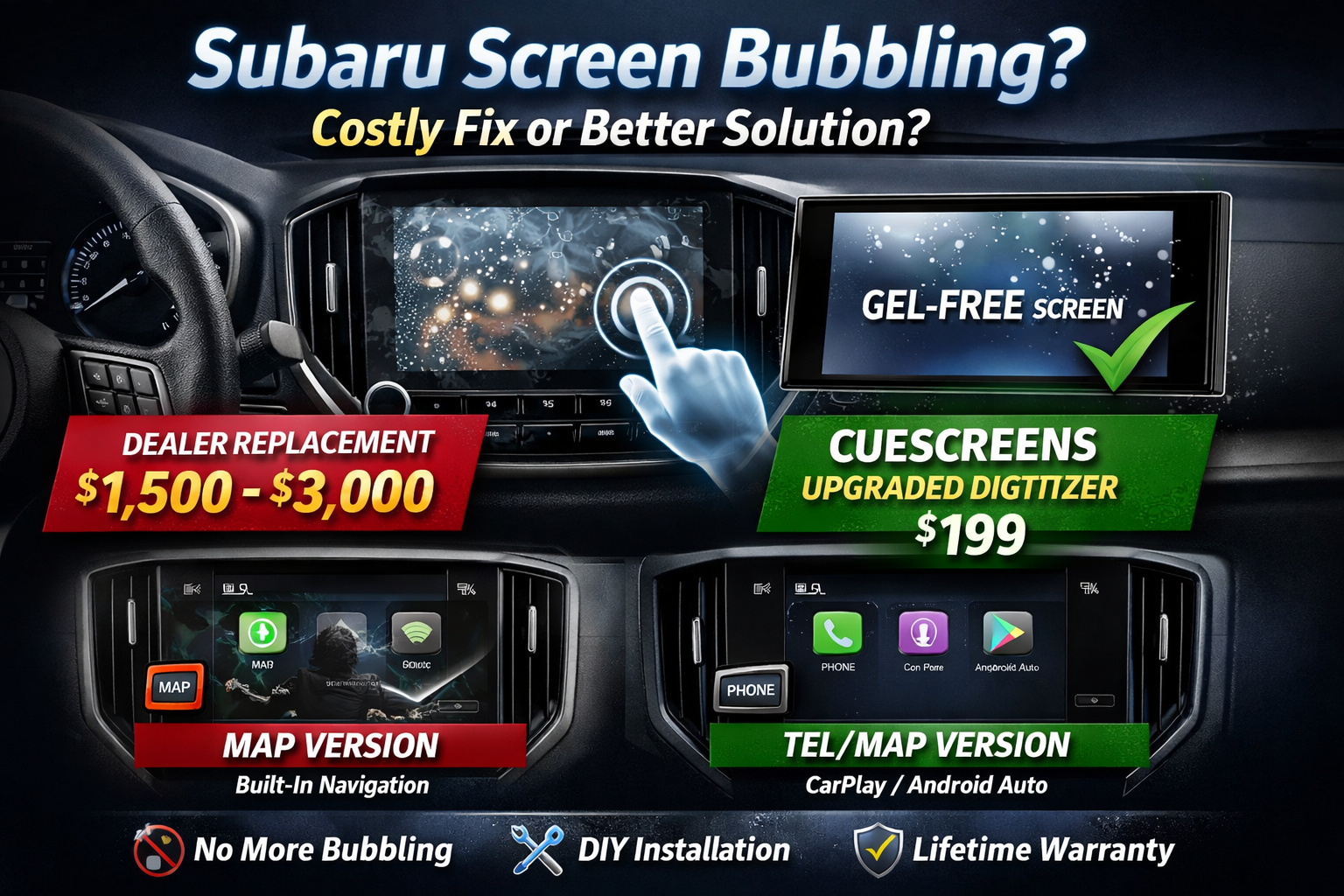 Subaru Screen Bubbling: What It Means & How to Fix It Permanently