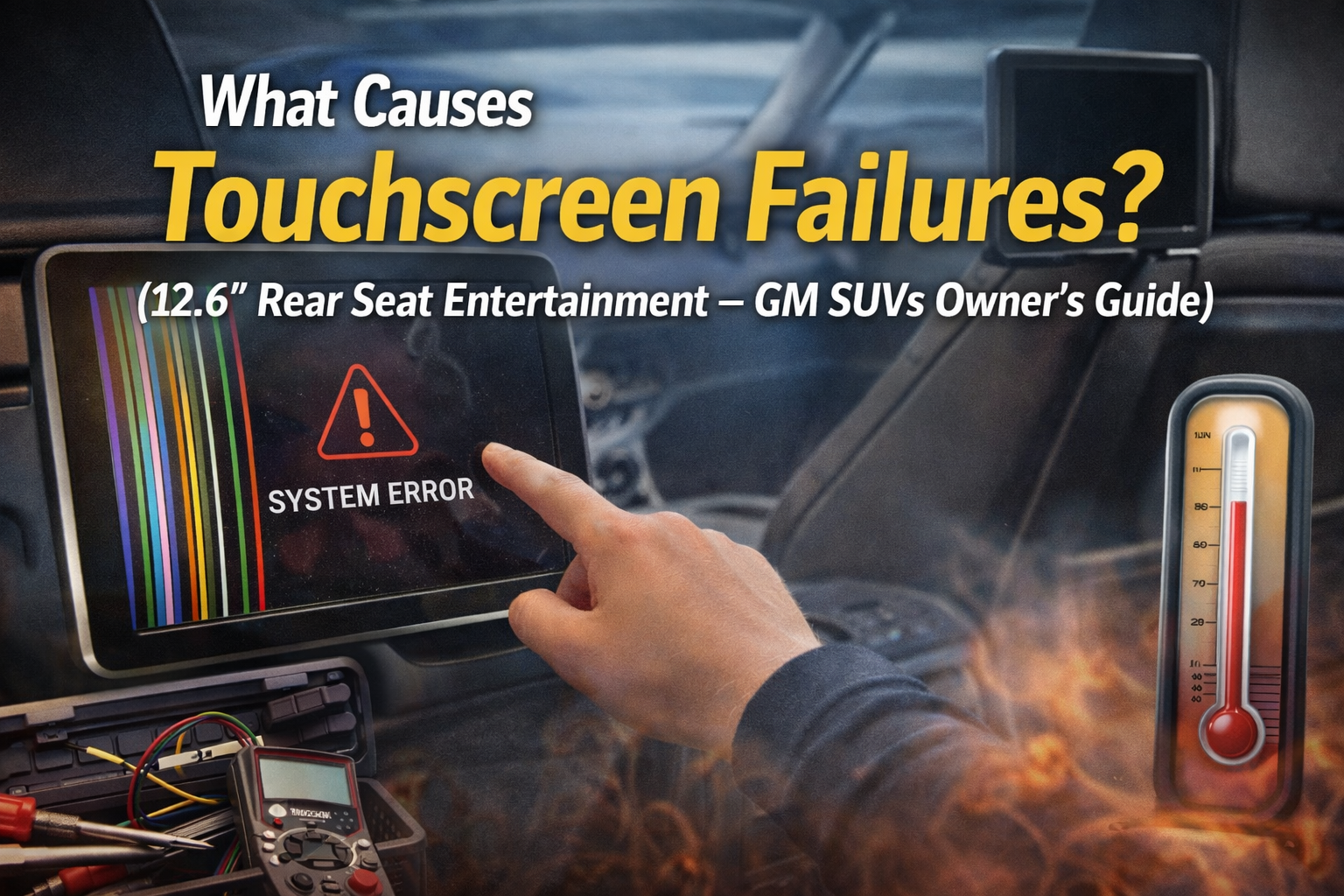 What Causes Touchscreen Failures? (GM SUVs 12.6" Rear Seat Entertainment Screen)