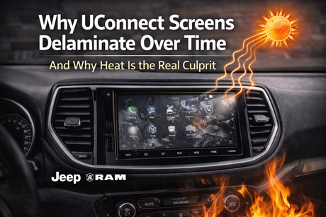 Why UConnect Screens Delaminate Over Time
