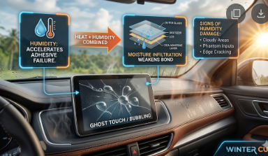 How Humidity Accelerates Screen Delamination in Hot Climates