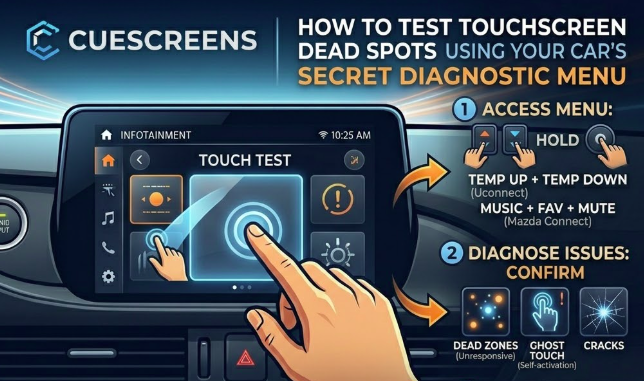 How to Test Touchscreen Dead Spots Using Your Car's Secret Diagnostic Menu