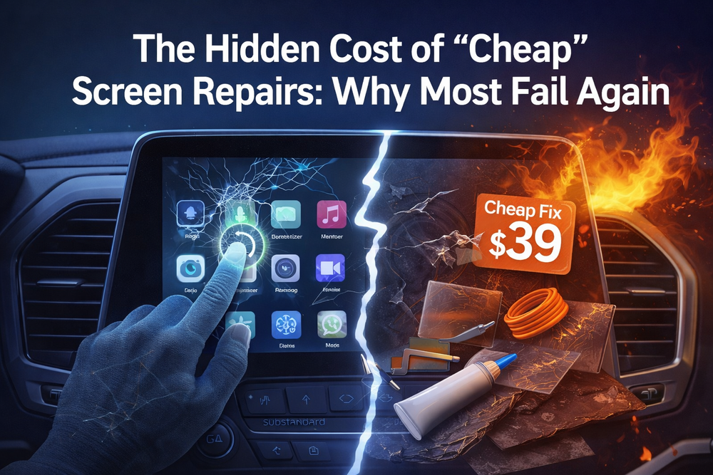 The Hidden Cost of Cheap Infotainment Screen Repairs — And How to Fix ...