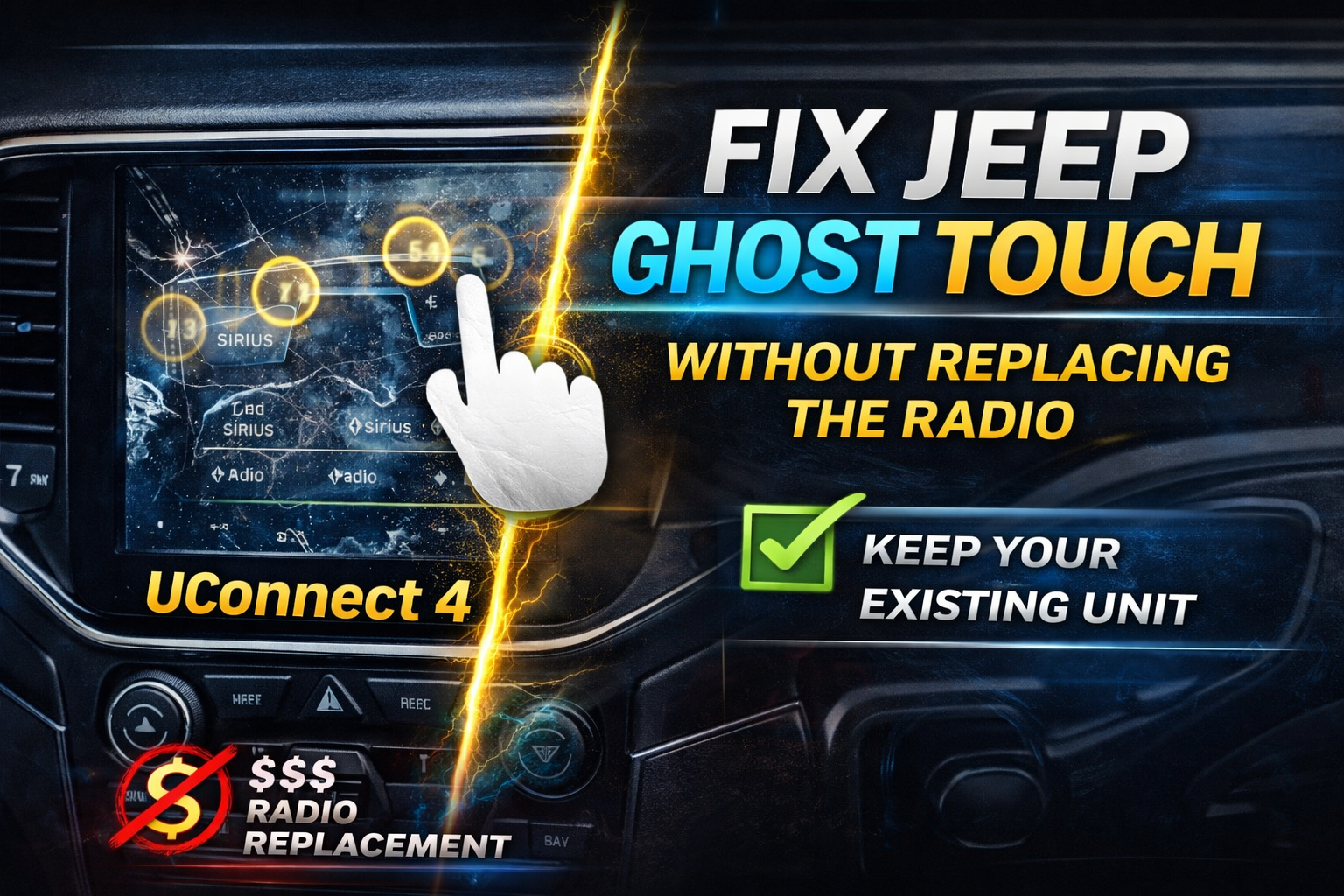 How to Fix Jeep Ghost Touch Without Replacing the Radio