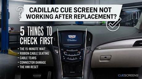Cadillac CUE Screen Not Working After Replacement? 5 Things to Check First