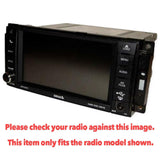 6.5" MyGig Touchscreen Digitizer Replacement for 2007-2018 Dodge, Chrysler & Jeep 430 RBZ / 430N RHB Mitsubishi Radios – Uconnect Touch Screen