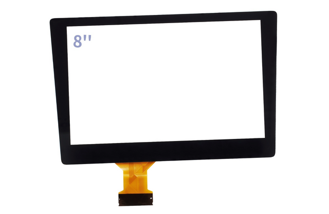 8-inch touchscreen digitizer on a white background