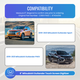 Mitsubishi Outlander 8" Replacement LCD Display Touch Screen Panel C080VTN03-Cuescreens