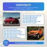 Compatibility for [UAQ/UAS] Upgraded Replacement UConnect 4/4C 8.4" Touch Screen LCD-Cuescreens