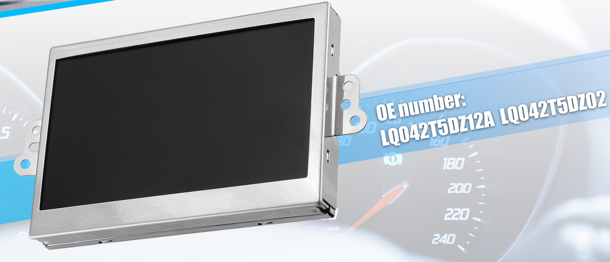 2013–2016 Ford Focus / Escape & 2012–2014 Ford Edge Instrument Cluster LCD Screen – 140 MPH Speedometer