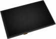 Black rectangular infotainment screen on a white background