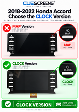 2018–2022 Honda Accord 8" LCD + Touch Screen Replacement – CLOCK Version | 39710-TVA-A110-M1