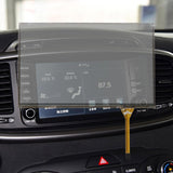Car dashboard with a digitizer being applied