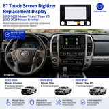 2020-2023 Nissan Titan / Titan XD & 2022-2024 Frontier 8" Touch Screen Digitizer