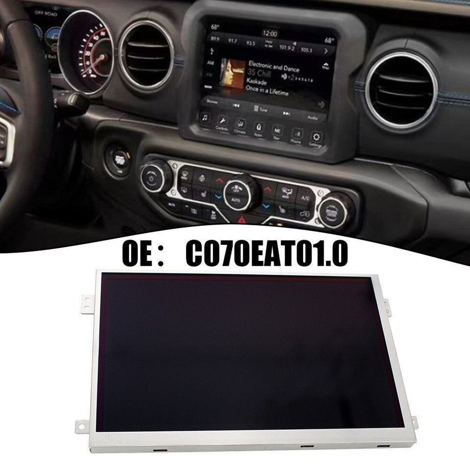 UConnect 4 VP2 7" LCD + Digitizer Screen Replacement C070EAT01.0 for Chrysler, Dodge, Jeep (2017+)