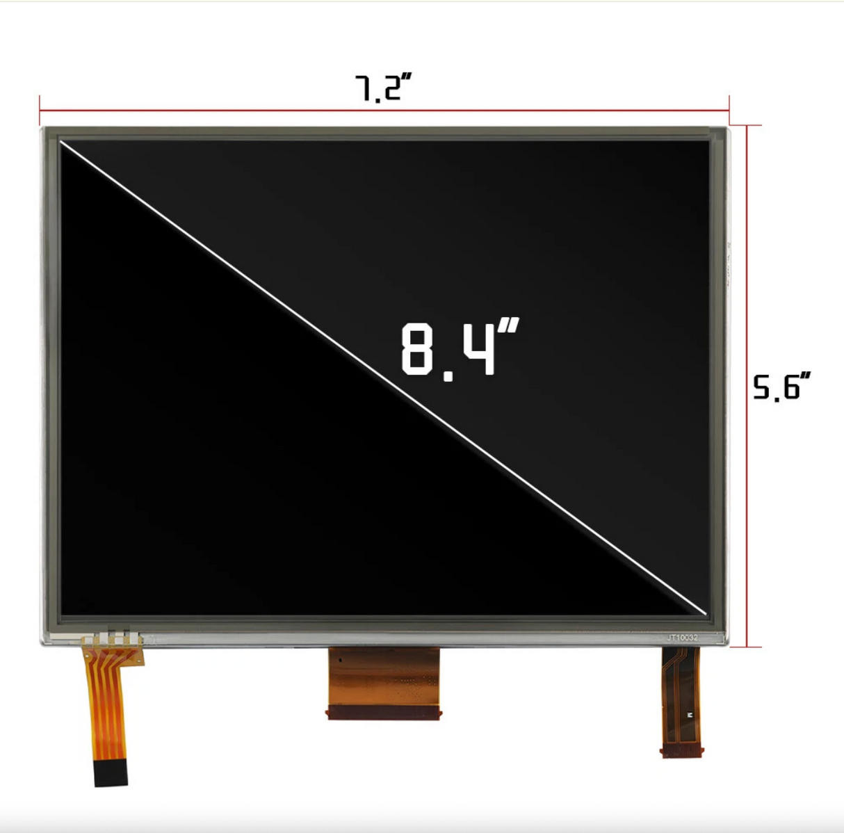 UConnect 3C 8.4" LCD + Touchscreen Replacement VP3 / VP4 Systems | DJ084NA-01A | 2013–2018 Chrysler, Dodge, Jeep, and RAM Vehicles