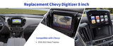 Replacement Chevy Digitizer 8 inch display with compatibility details for 2018-2021 Chevrolet Traverse.