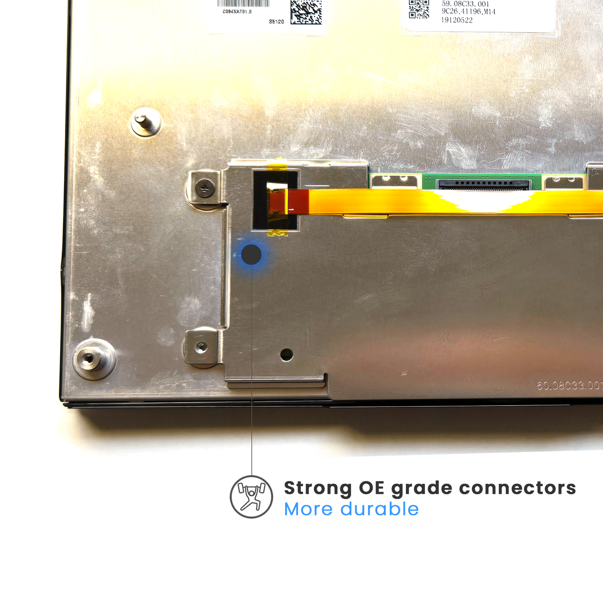 [UAG] Upgraded Replacement UConnect 4 8.4" Touch Screen LCD (No Navigation)-Cuescreens