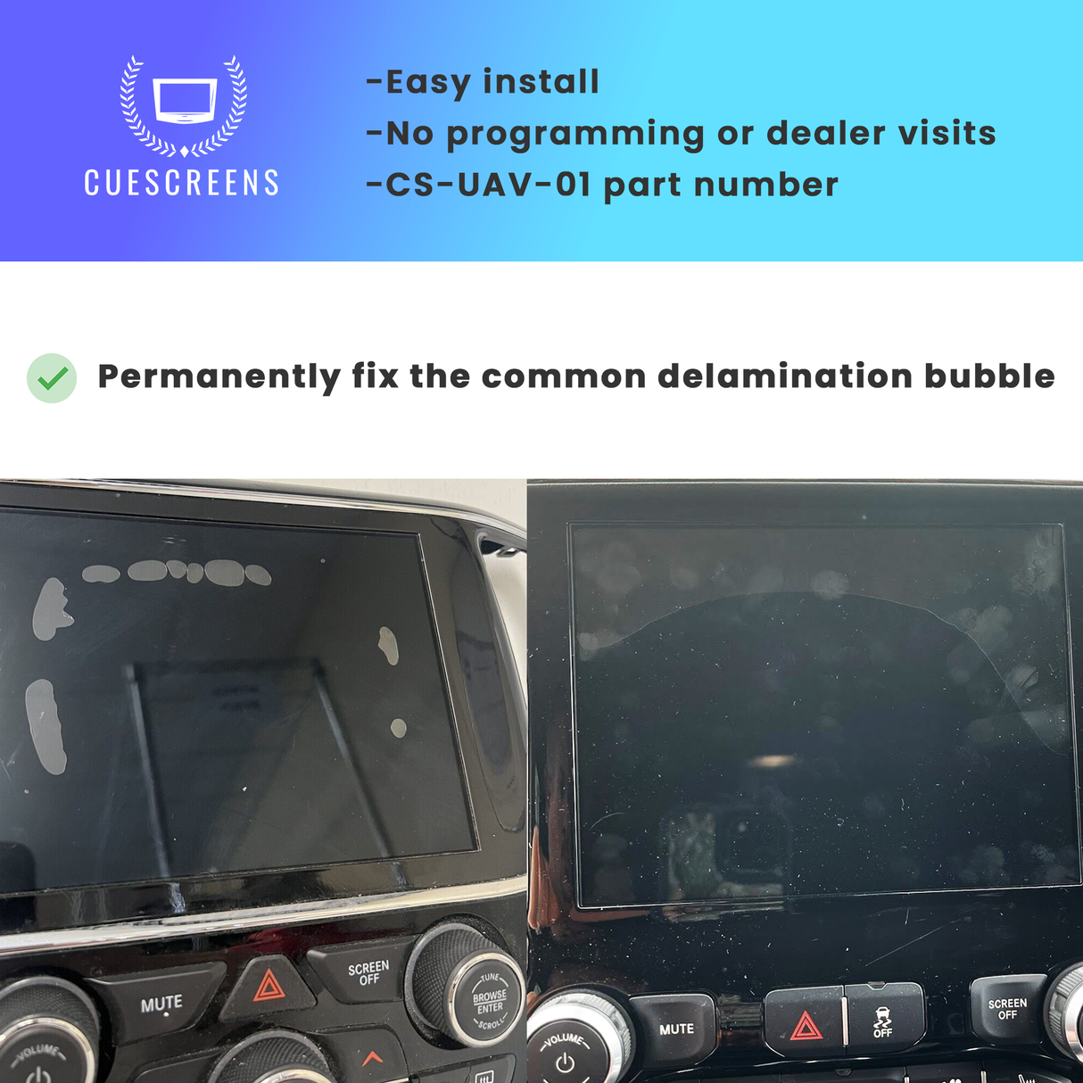 [UAV] Upgraded Replacement UConnect 4C 8.4" Touch Screen LCD-Cuescreens