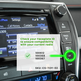 Toyota 7"Touch Screen Replacement Digitizer for Rav4 and Camry-Cuescreens