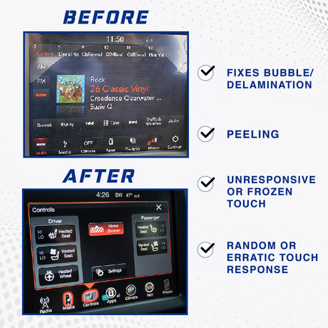 [UAQ/UAS] Upgraded Replacement UConnect 4/4C 8.4" Touch Screen LCD-Cuescreens