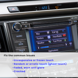 Toyota 6.1"Touch Screen Replacement Digitizer Rav4, Prius C Corolla and Camry-Cuescreens