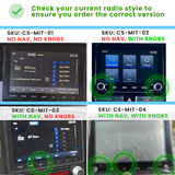 Mitsubishi Outlander 8" Replacement LCD Display Touch Screen Panel C080VTN03-Cuescreens