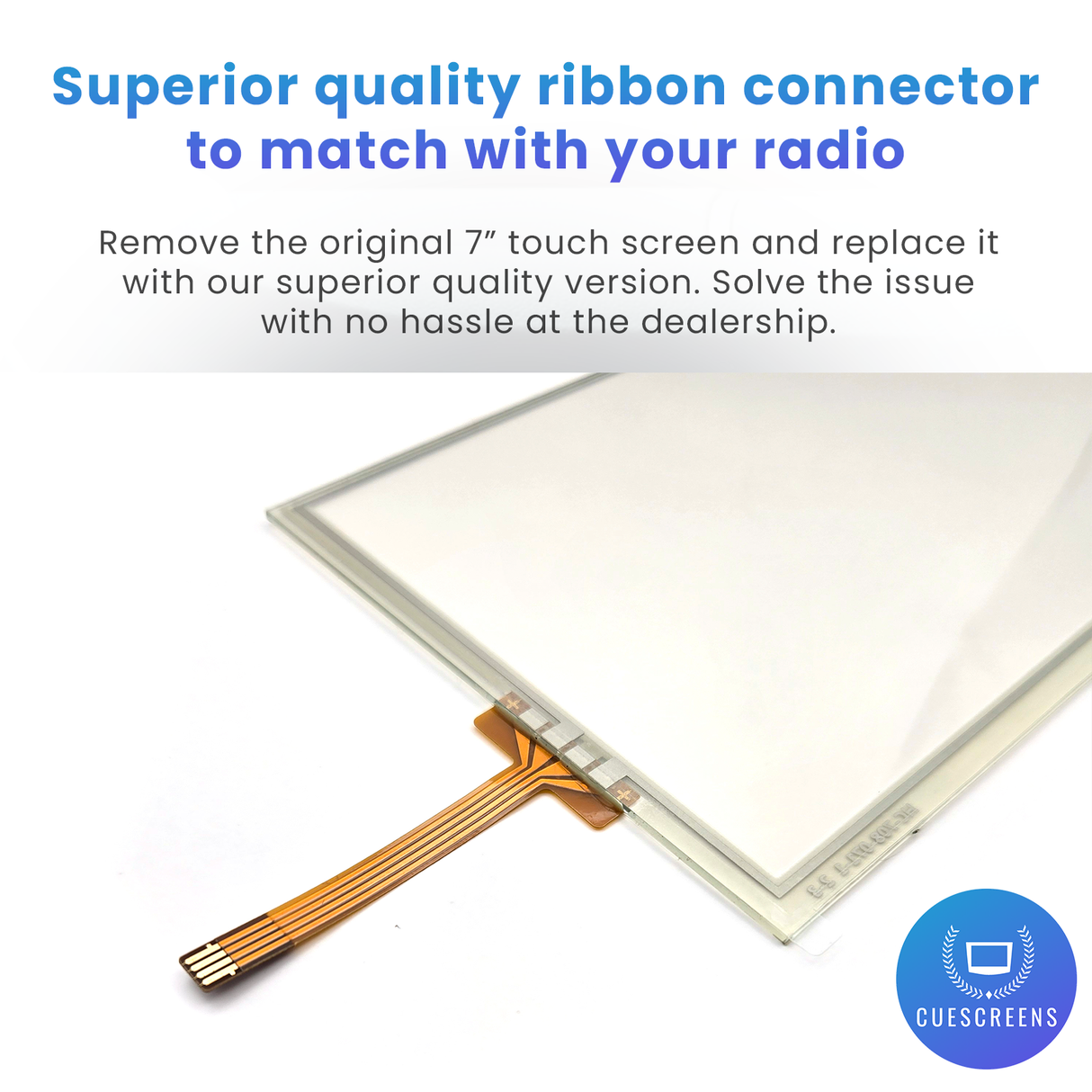 Chevy Mylink 7" LA070WV1 Replacement Touch Screen Digitizer for Trax Sonic Spark-Cuescreens