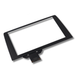 Black electronic digitizer component on a white background