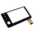 Touchscreen digitizer with hardware buttons on a white background