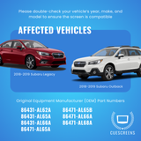 2018-2019 Outback & Legacy 8-Inch MAP Version Upgraded Touchscreen Digitizer Replacement – Affected Vehicles and OEM Part Numbers