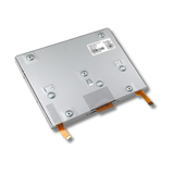 Electronic component with a label on a white background