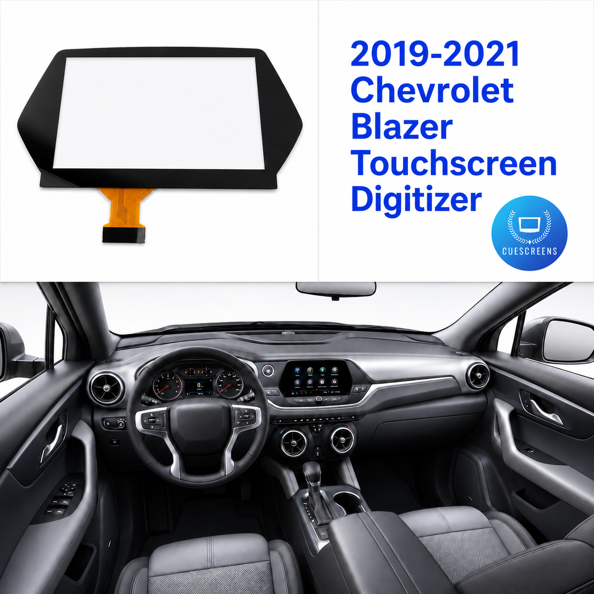 2019-2021 Chevrolet Blazer 8" Touch Screen Digitizer Replacement
