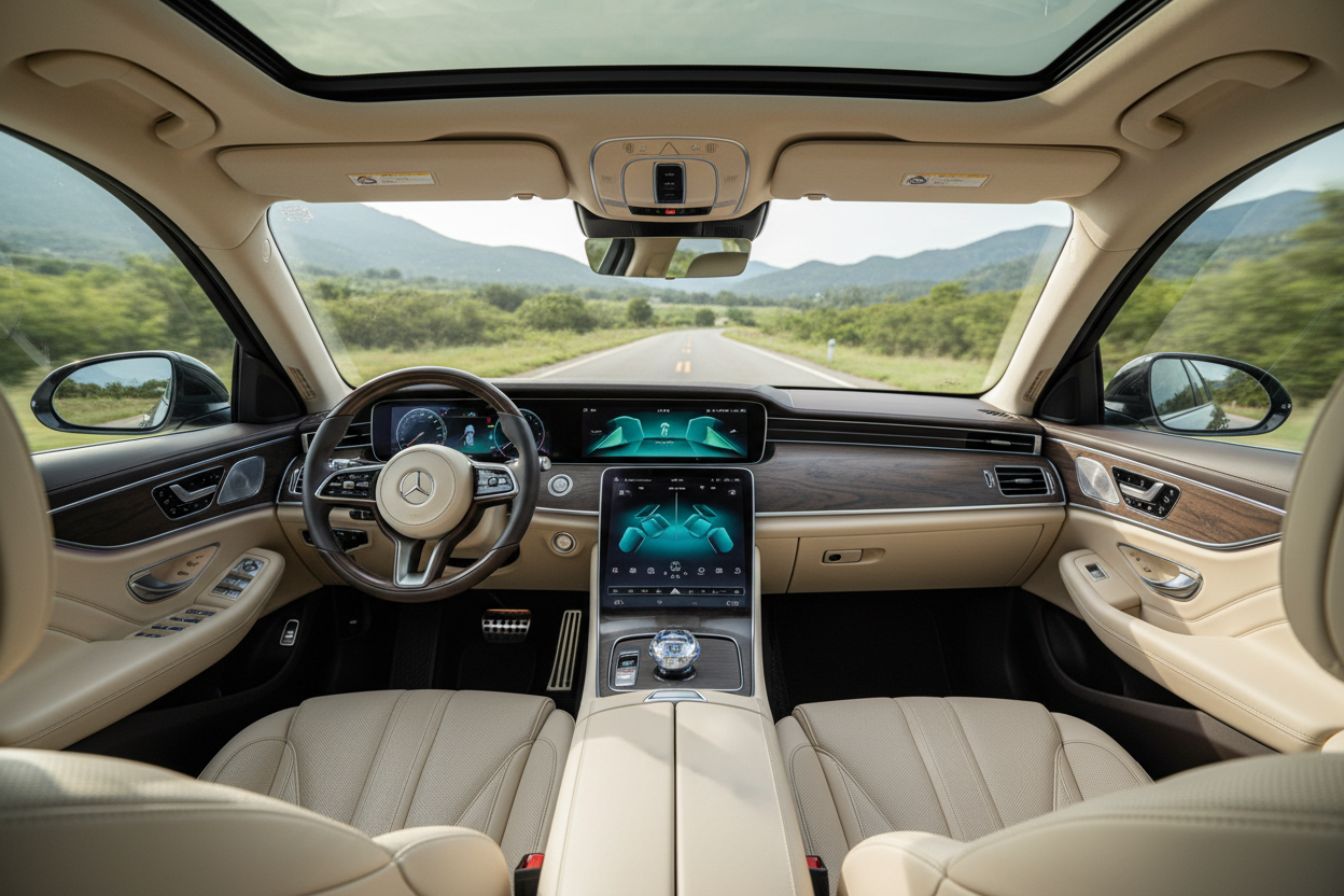 FAQ Banner - Car Interior