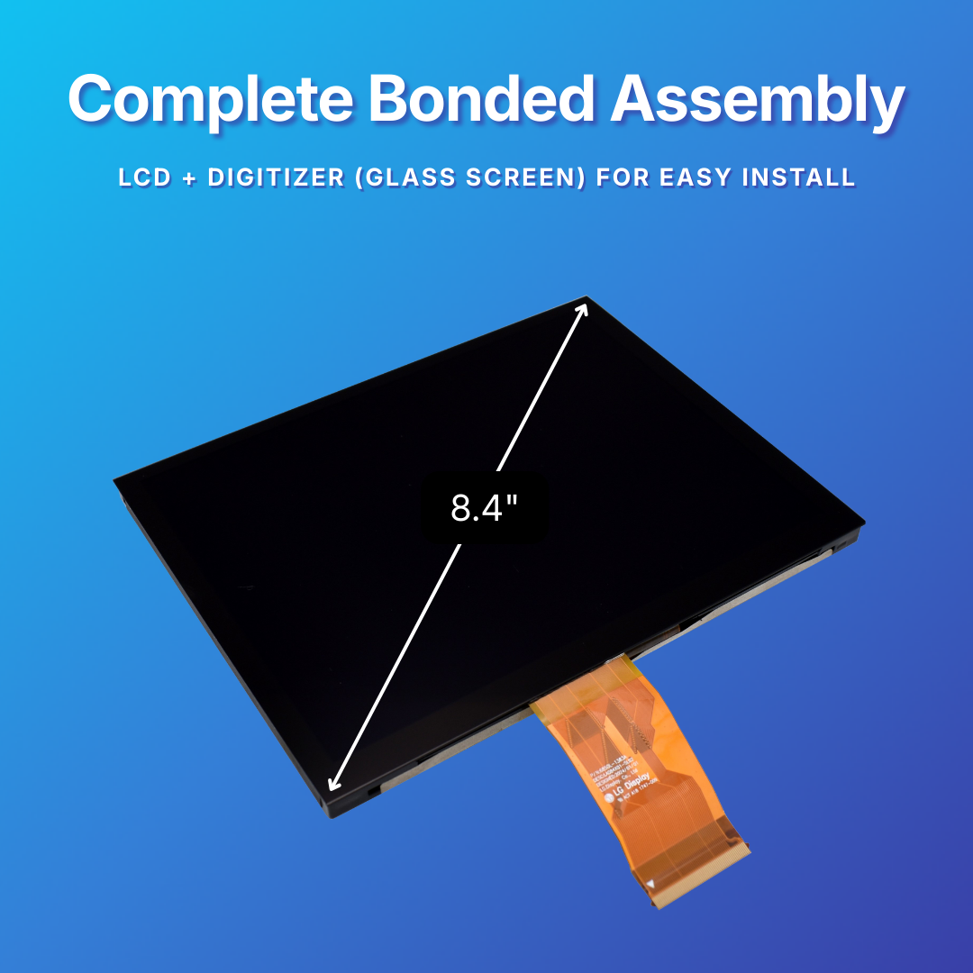 Upgraded Uconnect® 4 / 4C 8.4" Touchscreen LCD Replacement – Chrysler, Dodge, Jeep & RAM 2017+ UAQ/UAS (LA084X01)